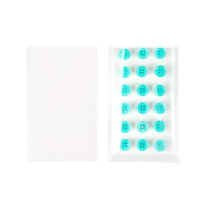 Flachbeutel 5x8cm OPP Transparent (100 Stück) [B2X3NF]