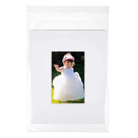 Klappenbeutel 22x30cm Hochtransparent (100 Stück) [BA4]