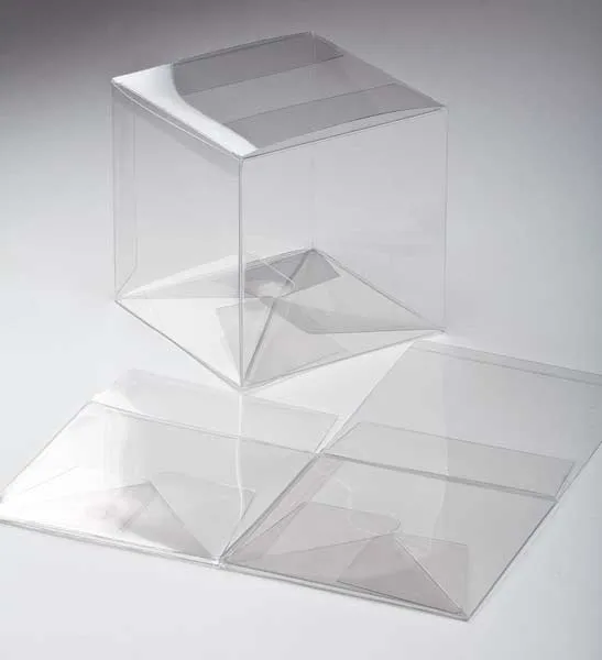 Klarsichtschachteln 12.7x12.7x12.7cm mit Automatikboden (25 Stück) [PLB68]