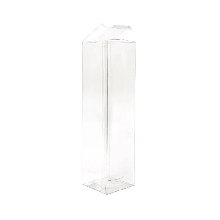 Klarsichtschachteln 5.2x5.2x30.6cm mit Automatikboden (25 Stück) [PLB142]