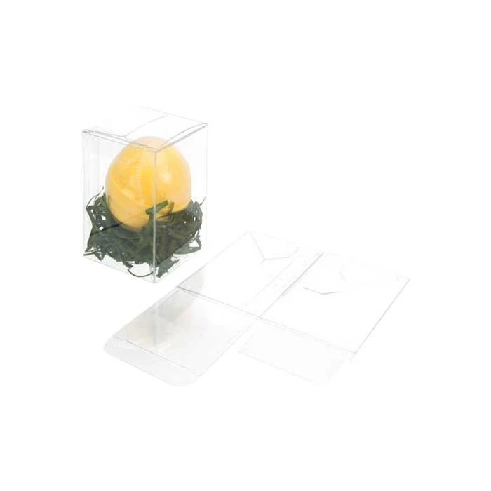 Klarsichtschachteln 6.4x6.4x9.2cm mit Automatikboden (25 Stück) [PLB140]