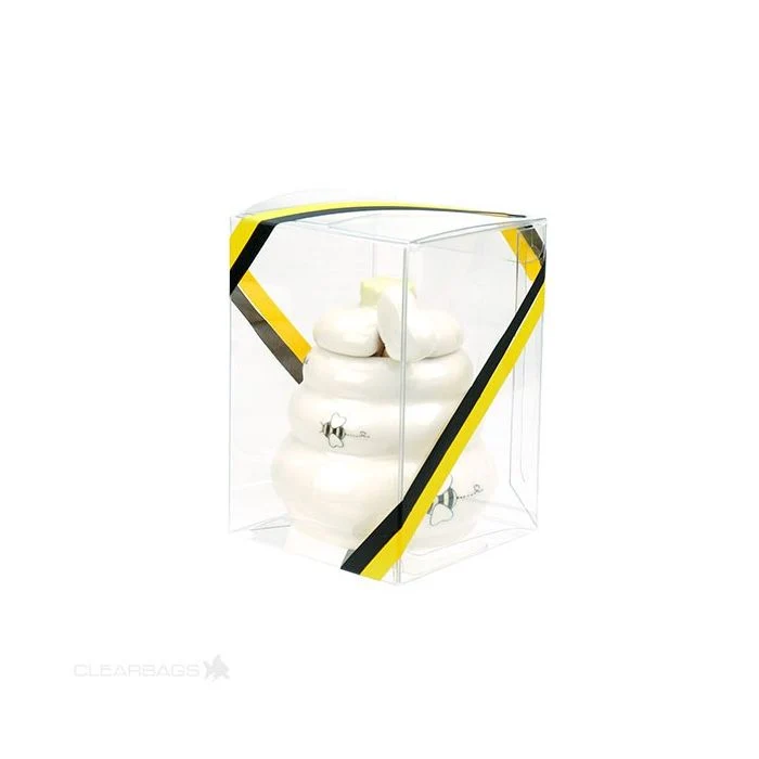 Klarsichtschachteln 6.4x6.4x9.2cm mit Automatikboden (25 Stück) [PLB140]