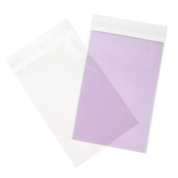 Klappenbeutel 15x22cm Hochtransparent (100 Stück) [B59]