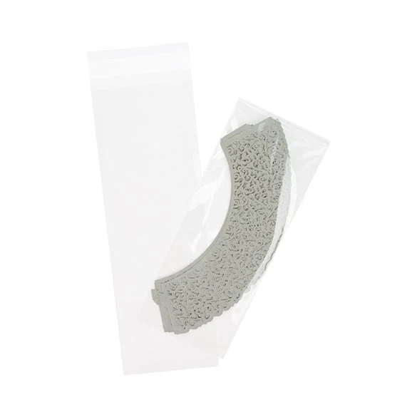 Klappenbeutel 8.6x25.4cm Hochtransparent (100 Stück) [B310]