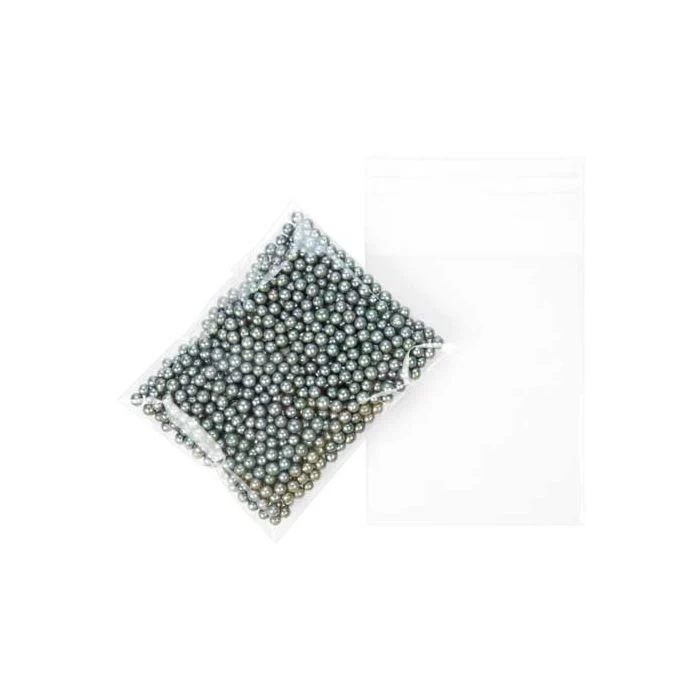 Klappenbeutel 7.5x9.5cm Hochtransparent (100 Stück) [B2XL]