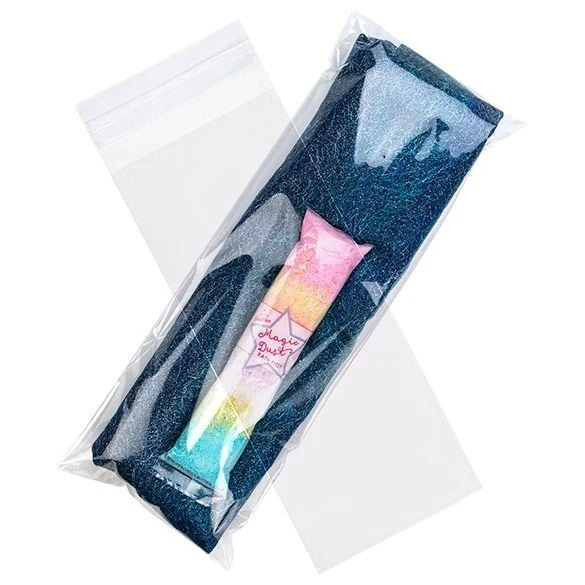 Klappenbeutel 13.8x36.2cm Hochtransparent (100 Stück) [B514]