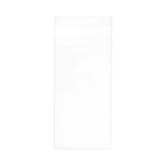 Klappenbeutel 5.1x6.4cm Hochtransparent (100 Stück) [B2X2H]