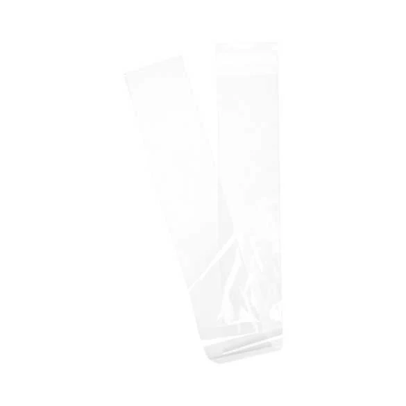 Klappenbeutel 7x71.1cm Hochtransparent (100 Stück) [B2X28]
