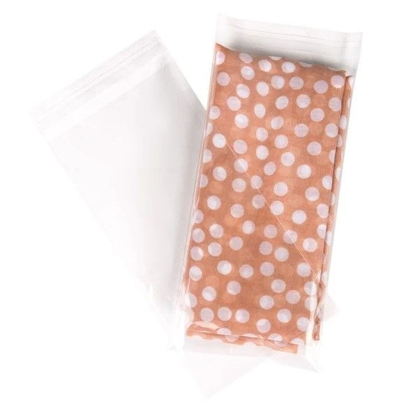 Klappenbeutel 14x27.5cm Hochtransparent (100 Stück) [B510]