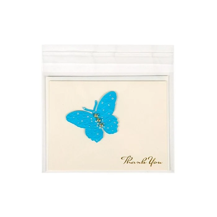 Klappenbeutel 15x11.5cm Hochtransparent (100 Stück) [B45]