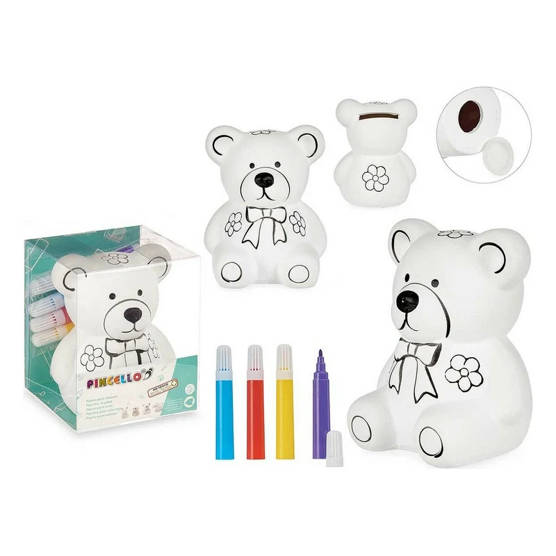 Money box Pincello Ceramic 9 x 11,5 x 9 cm (12 Units)