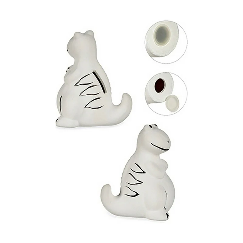 Paint Your Own Money Box Pincello Ceramic Dinosaur 8,5 x 13,2 x 11 cm 10 x 13,2 x 8 cm (12 Units)